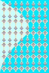 Pretty background imitating golden and black jewelry several light blue background two