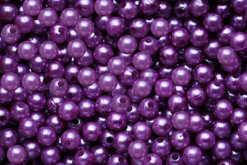 colored beads close-up.