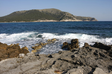 Felsenküsten am Mittelmeer