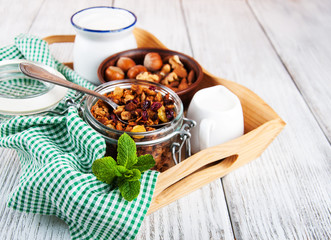 Homemade granola