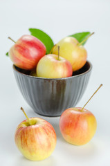 Red and yellow apple