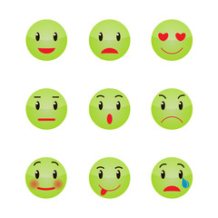 Set of Emoticons. Set of Emoji
