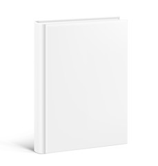 Template of blank cover book on white background. Vector illustration. It can be used for promo, catalogs, brochures, magazines, etc. Ready for your design.