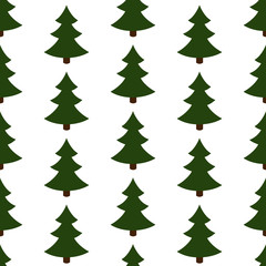 seamless of christmas trees