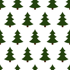 seamless of christmas trees