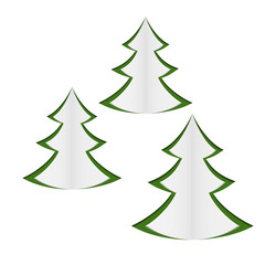 paper christmas trees