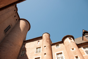 Castle in Albi, Tarn region, Midi Pyrenees, France