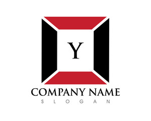 Y Letter Frame Logo