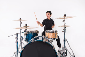 Giovane batterista