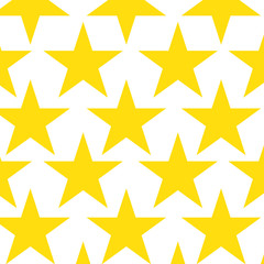 yellow star geometric shape icon. pattern background. vector illustration
