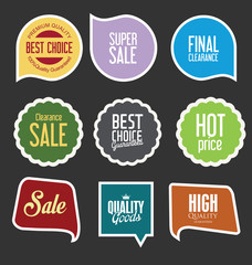 Badges and labels collection