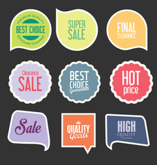 Badges and labels collection