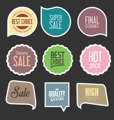 Badges and labels collection