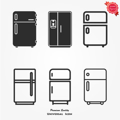 Refrigerator collection vector