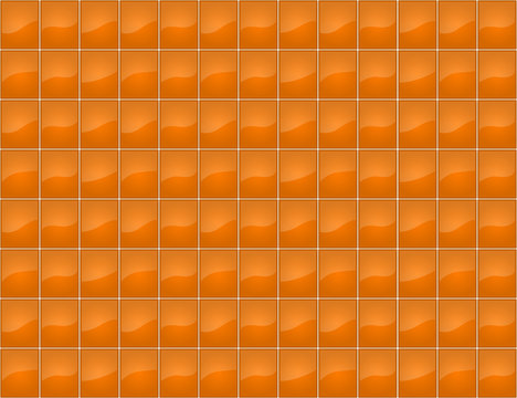 Orange Tile Seamless Texture