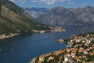 Kotor, Montenegro - the view from the fortress of St. John