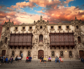 Panoramic view of Lima