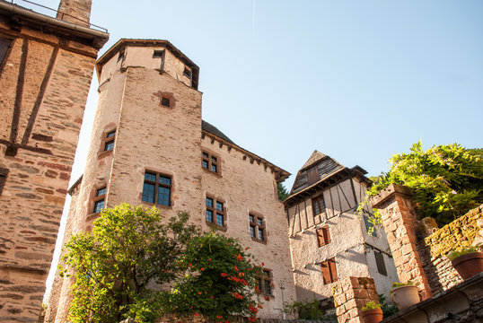 Conques medieval village, France