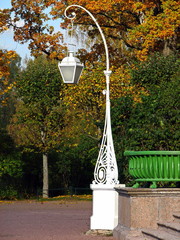 Golden autumn in Pushkin and Pavlovsk, Tsarskoe Selo, St. Petersburg, Russia