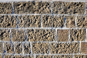 Big-brick wall texture background