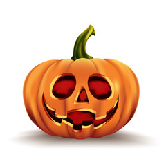 Halloween Pumpkin isolated on white background