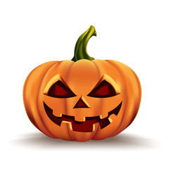 Halloween Pumpkin isolated on white background