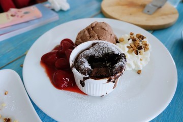 Ice cream, sweets and desserts