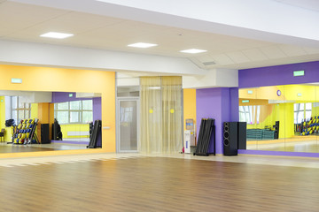 Interior of a modern dancing hall