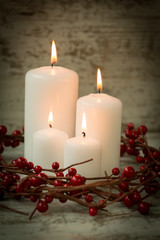 Christmas candles