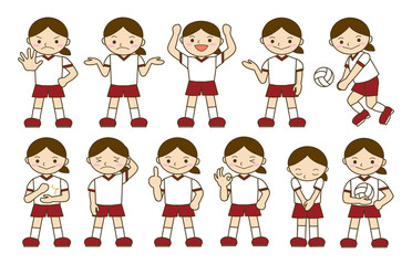 バレーボール　選手　女子