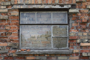 Zugemauertes Fenster