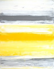 Szary i żółty streszczenie sztuka malarstwo - 120915992