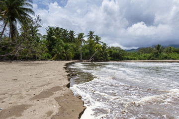Costa Rican south pacific beach