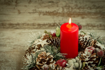 Christmas candle
