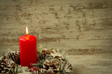 Christmas candle