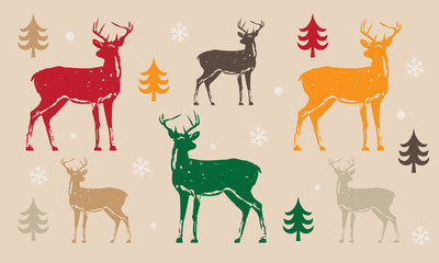christmas deer