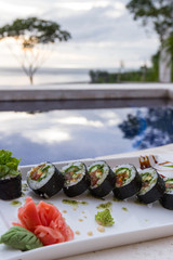 vegetarian sushi roll