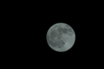 Full Moon on night sky.