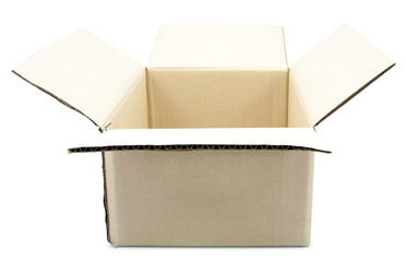 cardboard box  isolated