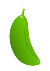 bright juicy peas cartoon over white background