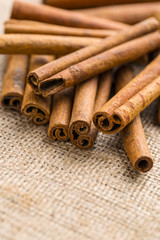 Cinnamon sticks spice.