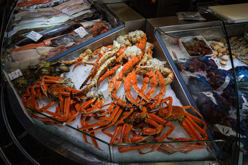 BERGEN, NORWAY-JULY 16: The fishmarken 16, 2016 in Bergen, Norwa