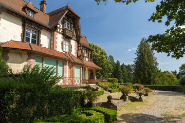 Maison de maître dans le parc de Leonardsau