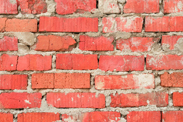 Obraz premium Brick texture with scratches and cracks