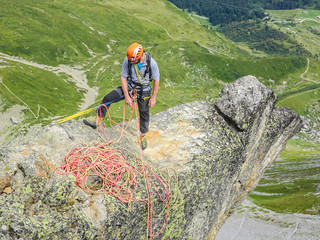 Grimpeur dans le Beaufortain