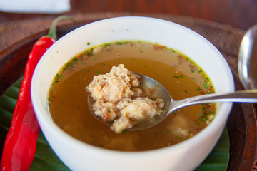 Soup I ate in Bali
