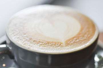 cup of cappuccino coffee