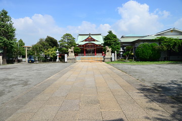 潮田神社参道