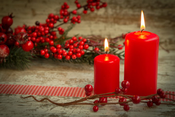 Christmas candles
