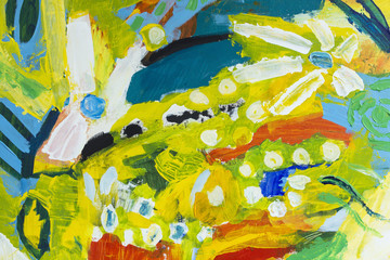 Detail of the Painting as a Background